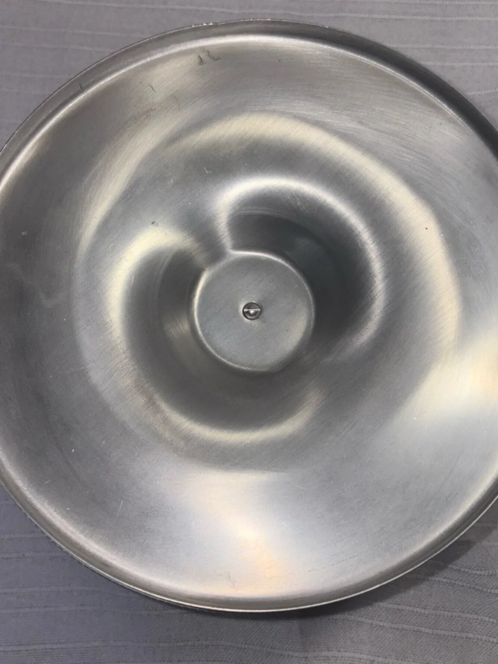 Buenilum Covered Serving Bowl Silver Beaded Ring Handle Vintage OS EUC